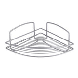 Metaltex - onda badkamerrek hoekplank – 22x22x11 cm – zilver – metaal polytherm coating – 5 jaar garantie
