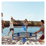 Vang-en werp spel spyderball | blauw | 90cm