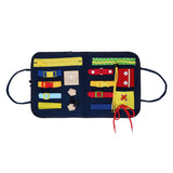 Montessori activiteitenboek - kleding leren openen en sluiten - motoriek oefenen