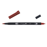 Tombow • brush pen abt dual brush pen wine red