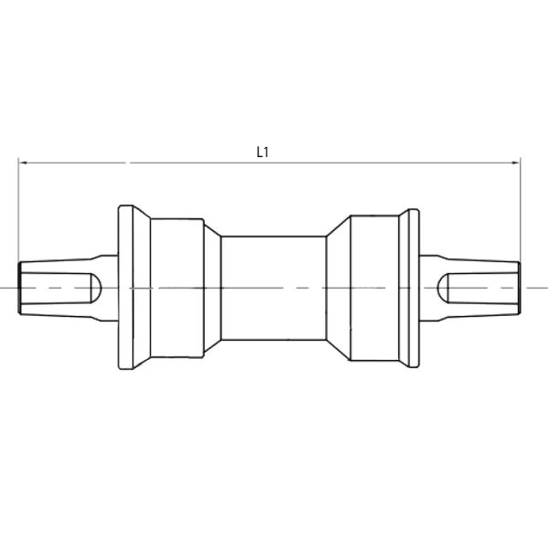 M-Wave Trapas Reparatieset Staal 127Mm