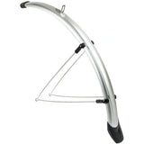 spatbordenset Rapido 28 inch 46 mm kunststof zilver