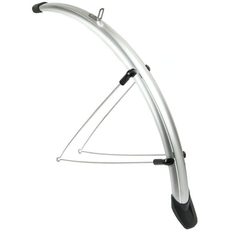 spatbordenset Rapido 28 inch 46 mm kunststof zilver