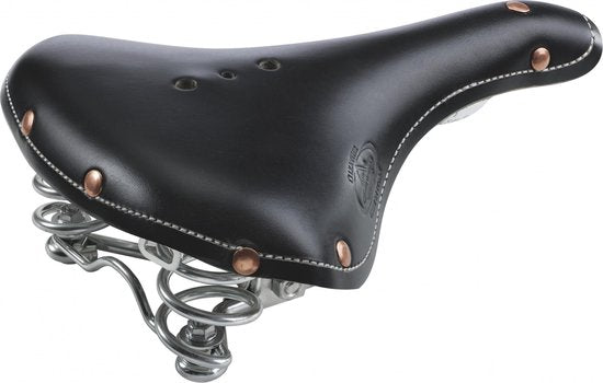 Selle Montegrappa zadel old frontier zwart op kaart