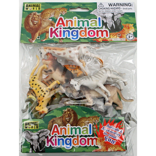 Basic Animal World Kingdom Wilde Dieren 8 stuks