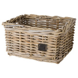 Fastrider zeno rotan fietsmand - naturel - 8l - handgemaakt