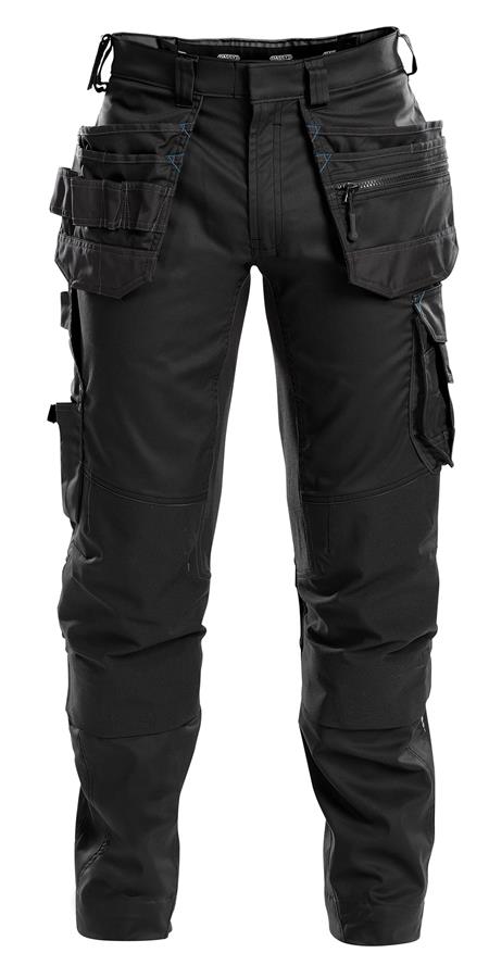 Dassy broek flux p k zwart 44