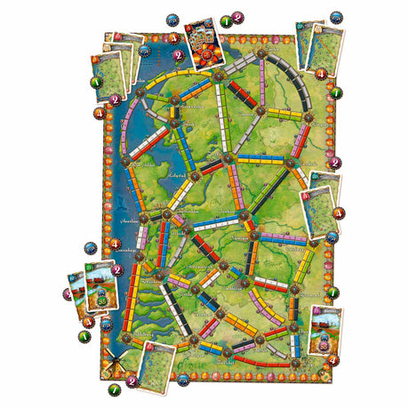 Days of wonder ticket to ride - nederland bordspel