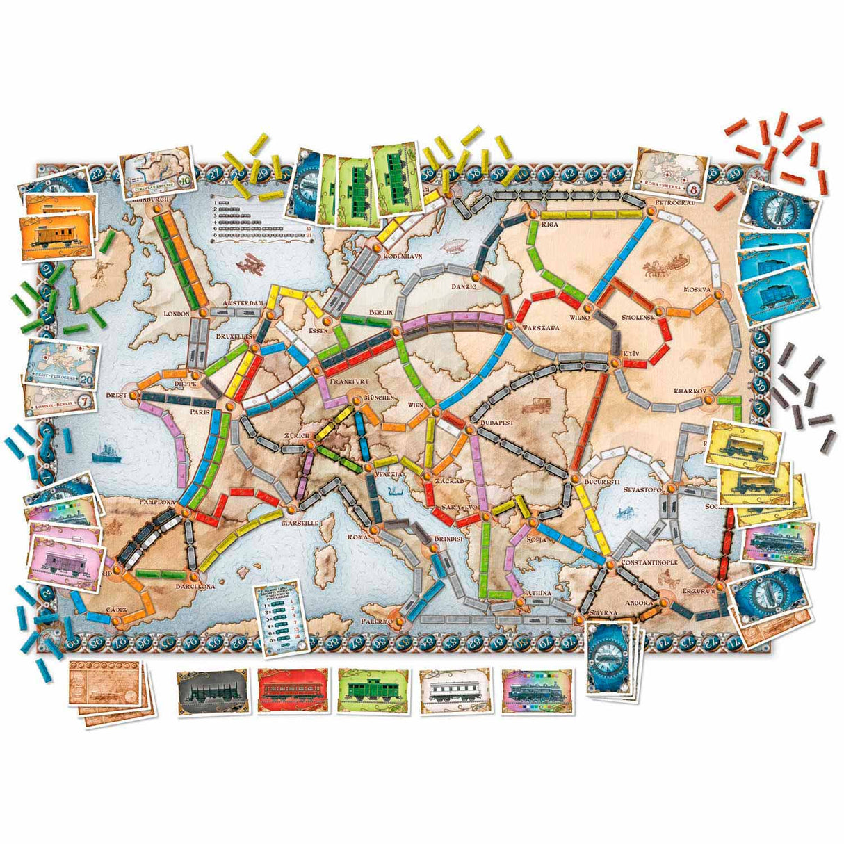 Asmodee Ticket to Ride Europe Bordspel