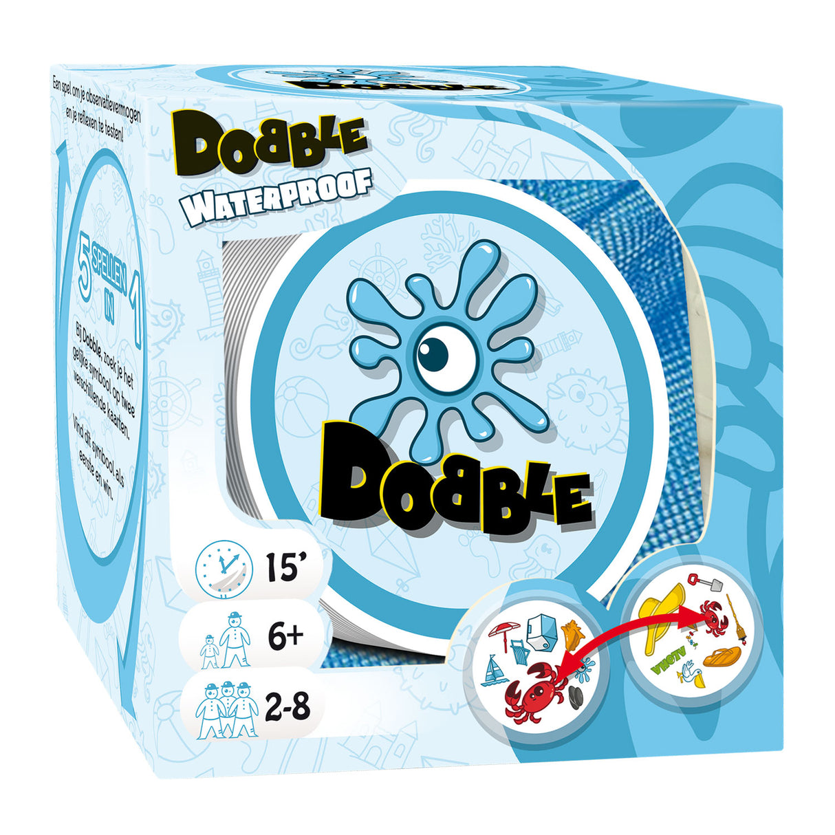 Asmodee dobble beach kaartspel