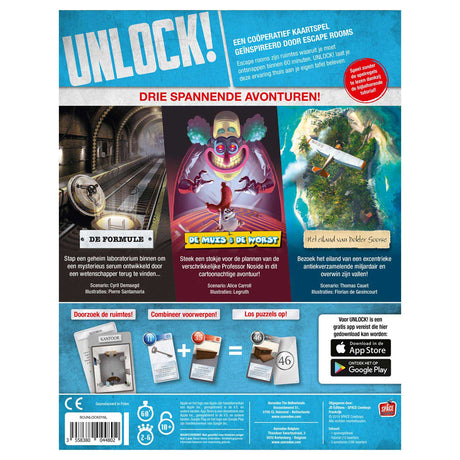 Asmodee unlock! ontsnappingsavonturen