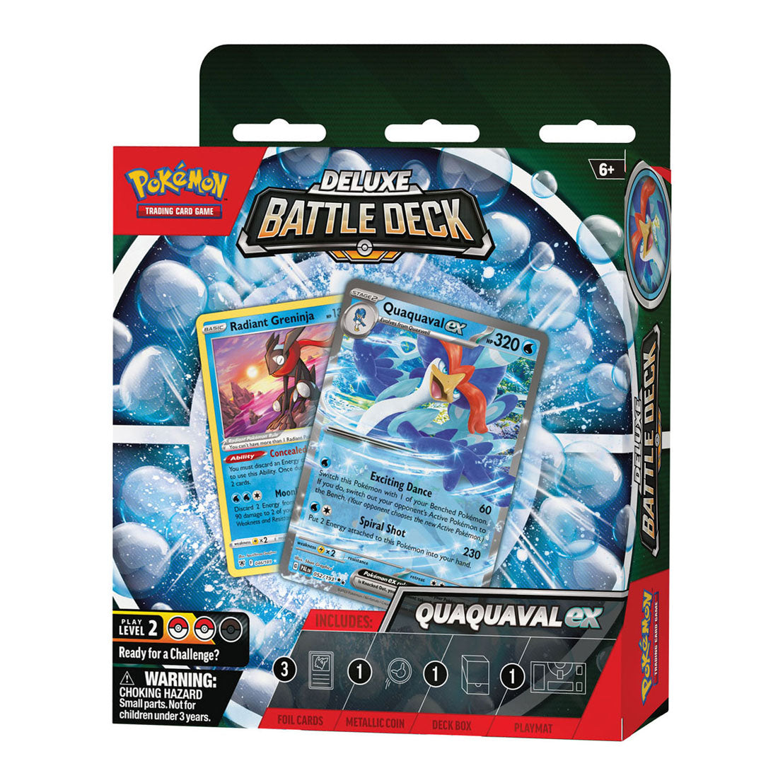 Asmodee Pokemon TCG Deluxe Battle Deck Quaquaval ex