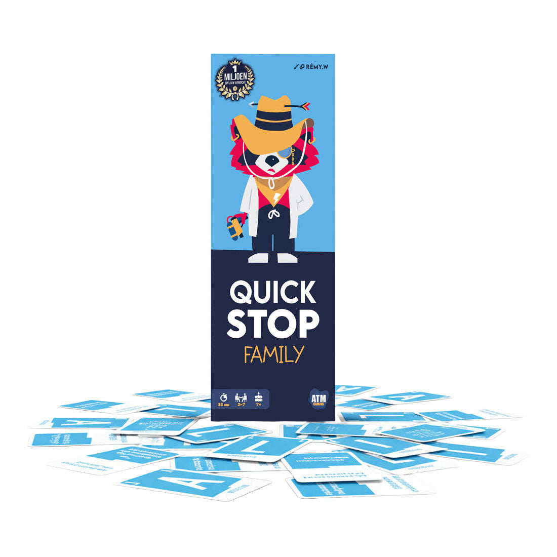 Asmodee quickstop family razendsnel kaartspel