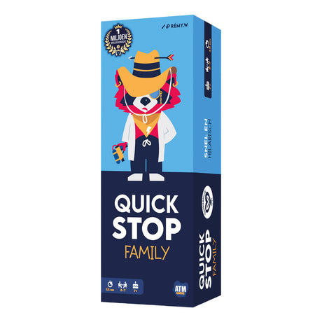 Asmodee quickstop family razendsnel kaartspel
