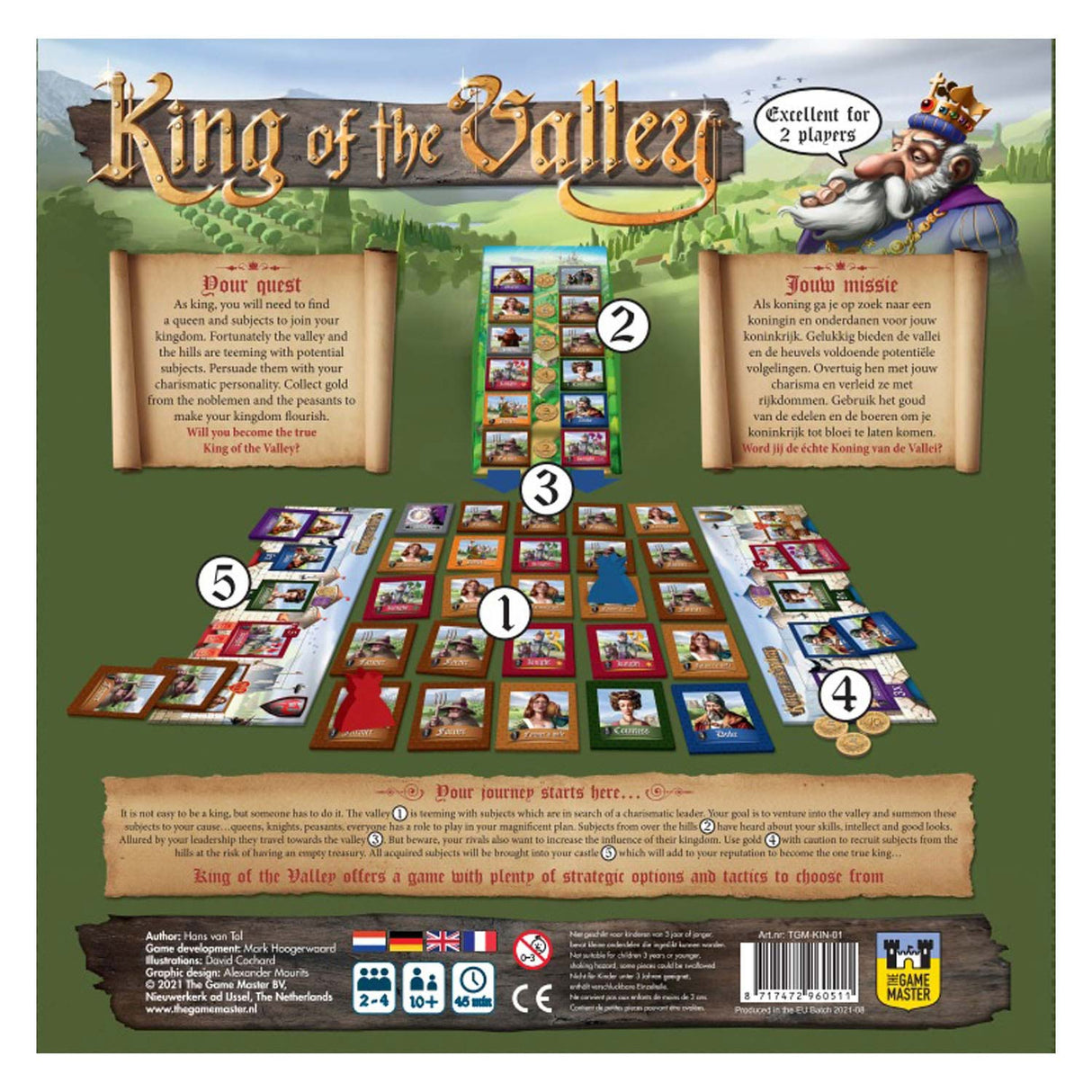 Geronimo Games King of the Valley Bordspel