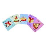 Geronimo games blue orange kaartspel taco hat cake gift pizza
