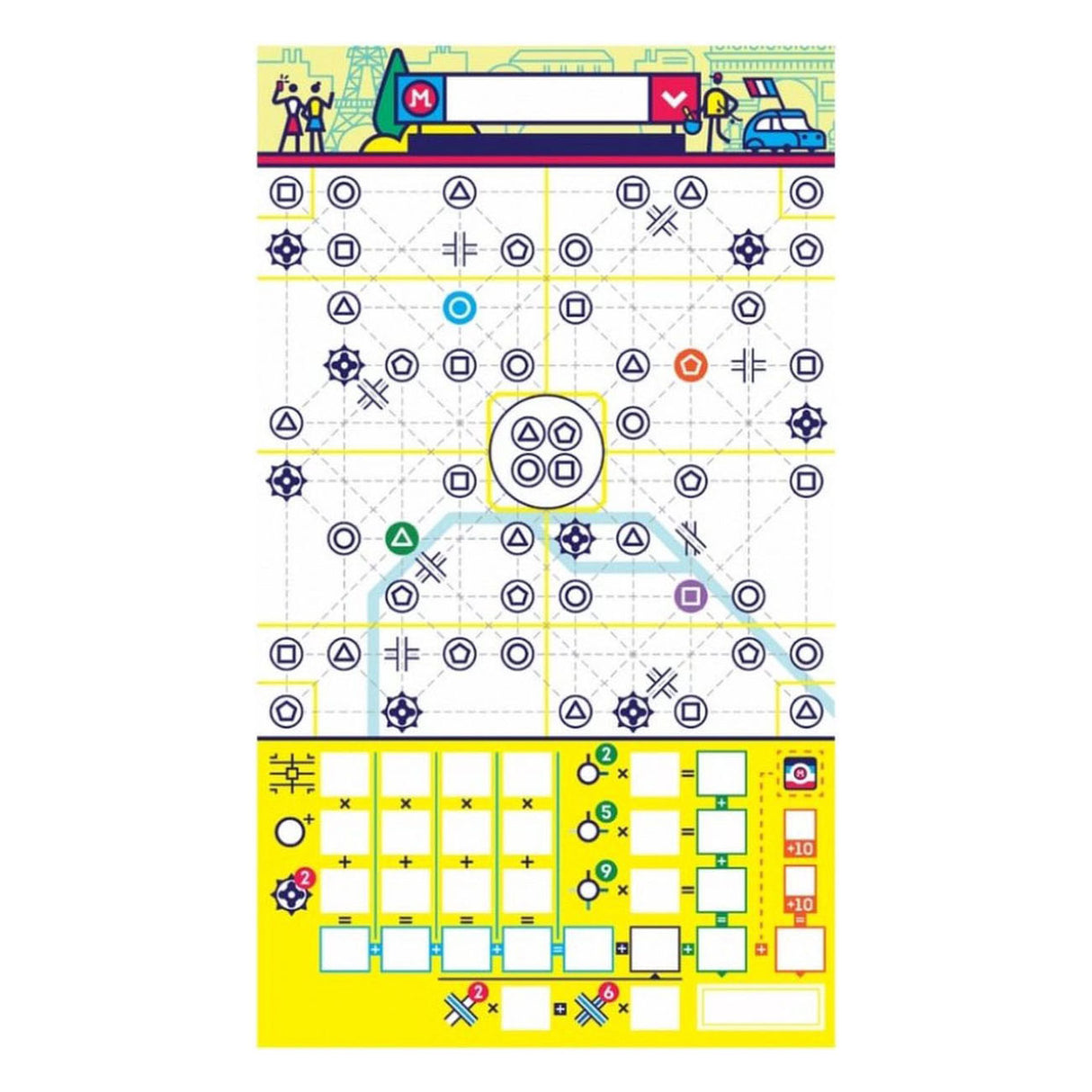 Geronimo games blue orange gezelschapsspel next station paris