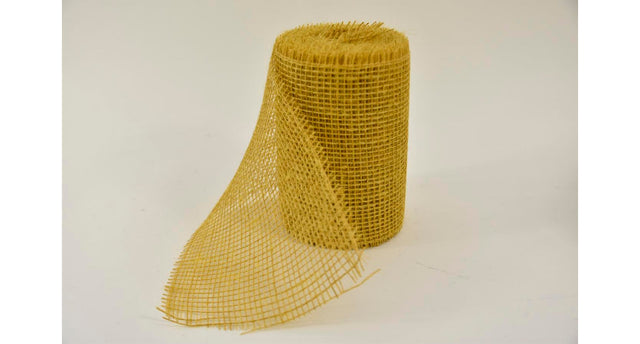 Rol jute 15cm 10mtr mustard