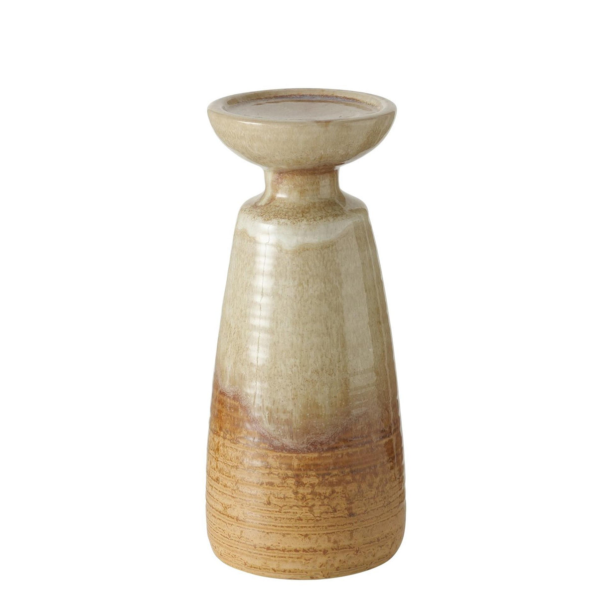Boltze home kandelaar porselein h24cm bruin