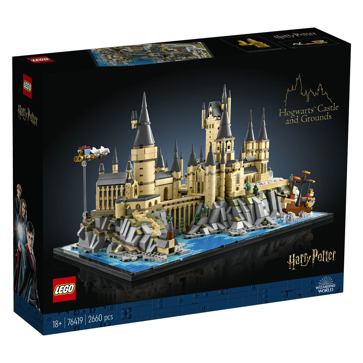 Lego harry potter kasteel zweinstein en terrein grote set voor volwassenen - 76419