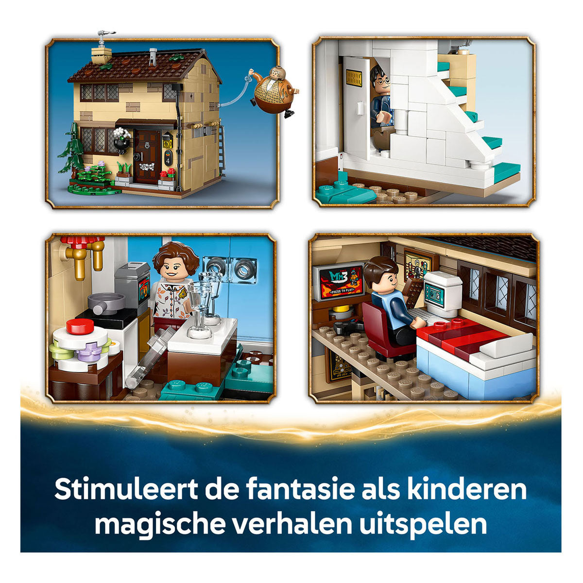 Lego harry potter ligusterlaan: bezoek van tante margot bouwpakket - 76451