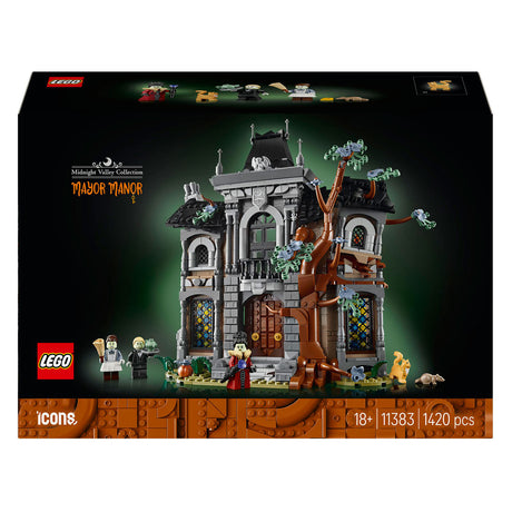 Lego icons burgemeestershuis - griezelig landhuis bouwpakket voor volwassenen 11383