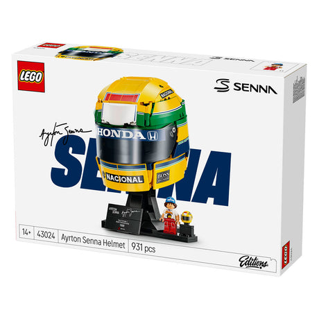 Lego editions helm van ayrton senna f1 auto helm bouwpakket voor kinderen en tieners 43024