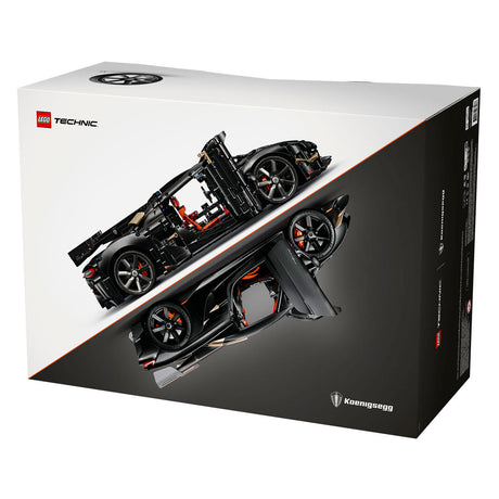 Lego ® technic koenigsegg sadair's spear megacar - technische bouwset voor volwassenen - 42232
