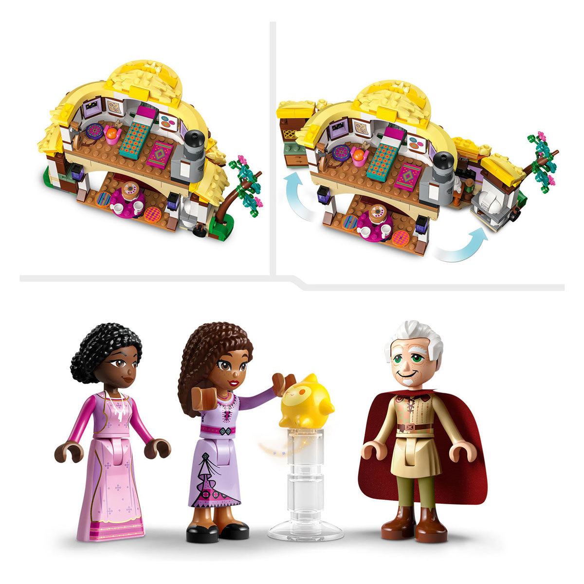 Lego disney princess 43231 asha's huisje