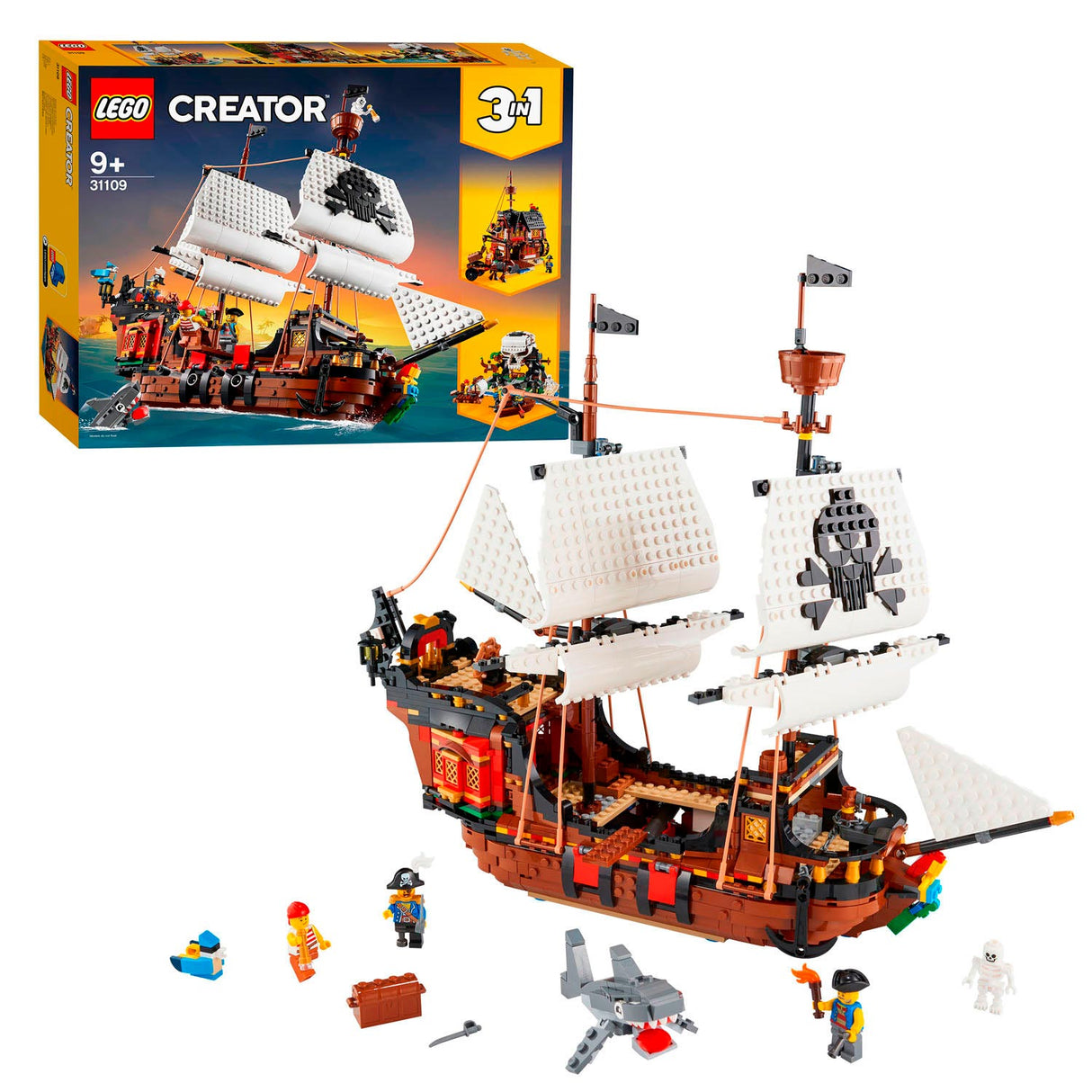 Lego lego creator 31109 piratenschip