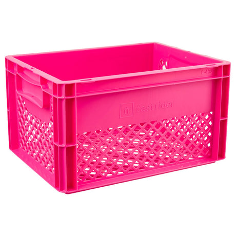 Fastrider fietskrat medium - roze - 22l