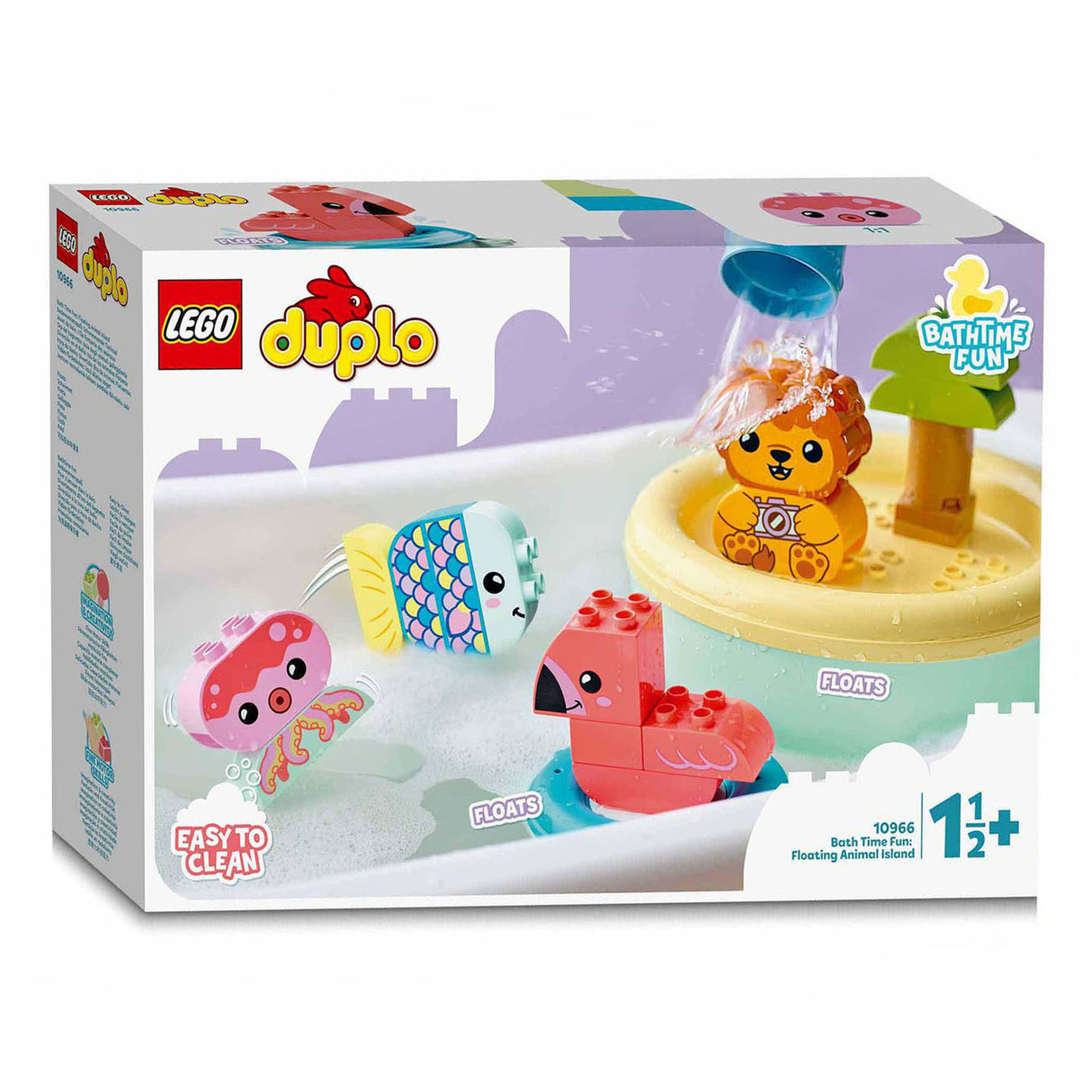 Lego LEGO DUPLO 10966 Pret in bad: Drijvend Diereneiland