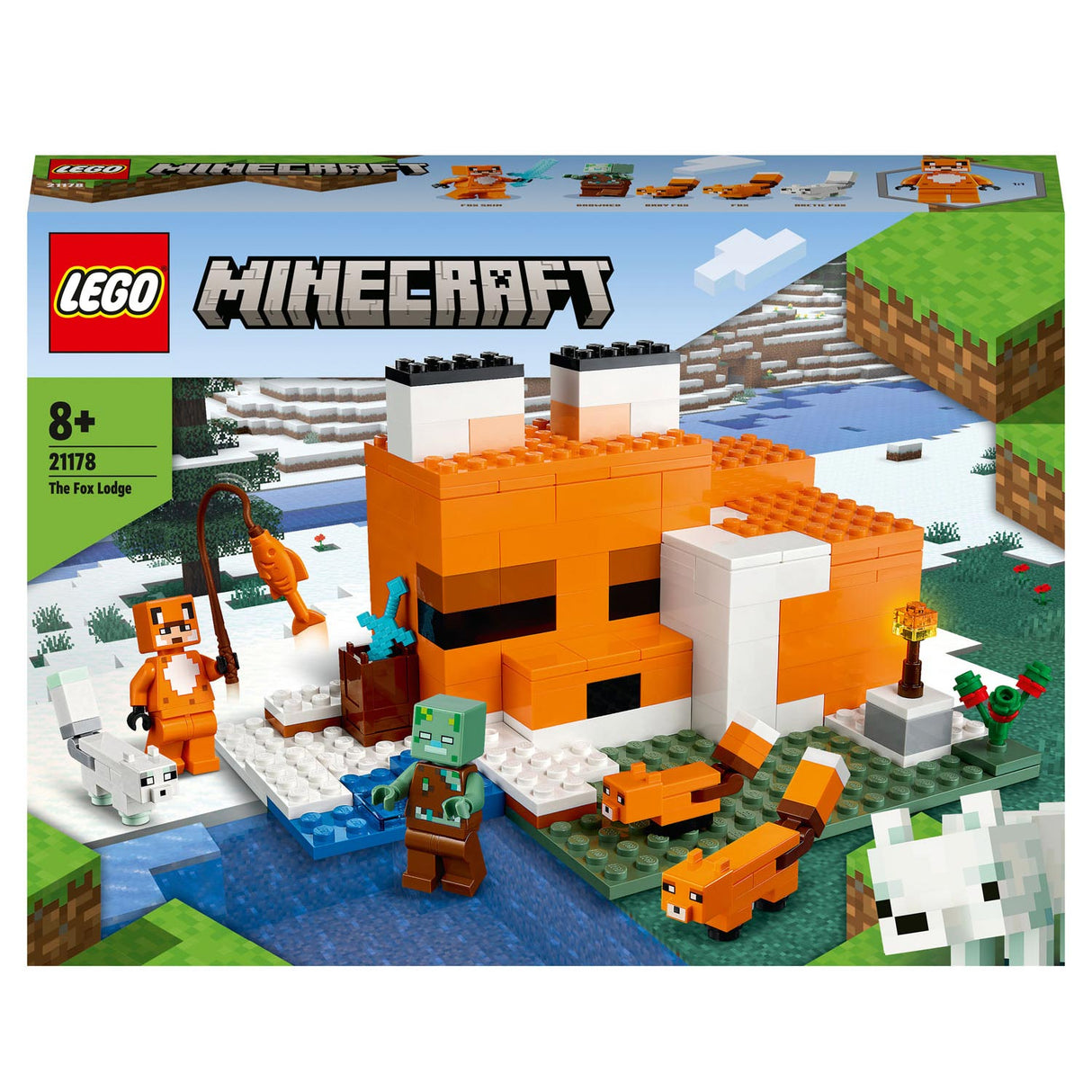 Lego lego minecraft 21178 de vossenhut