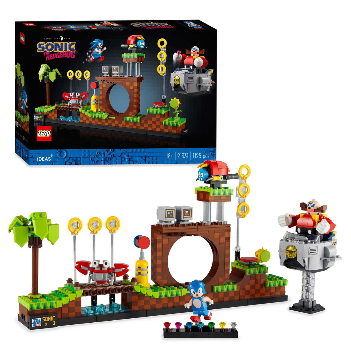 Lego lego 21331 the hedgehog green hill zone