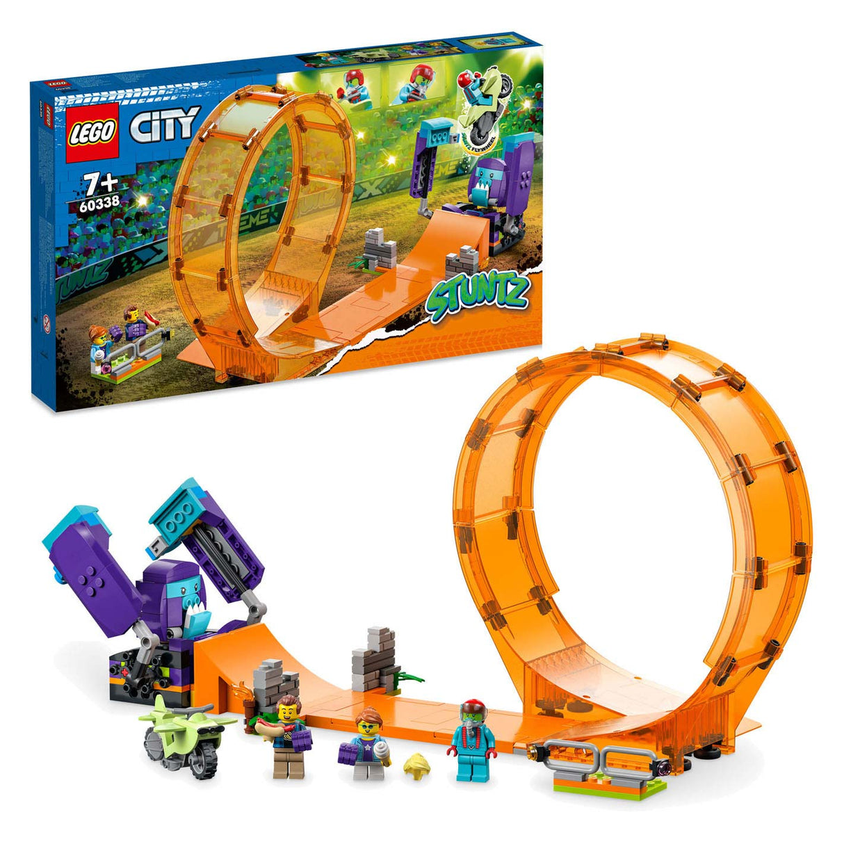 Lego city 60338 verpletterende chimpansee stunt loop