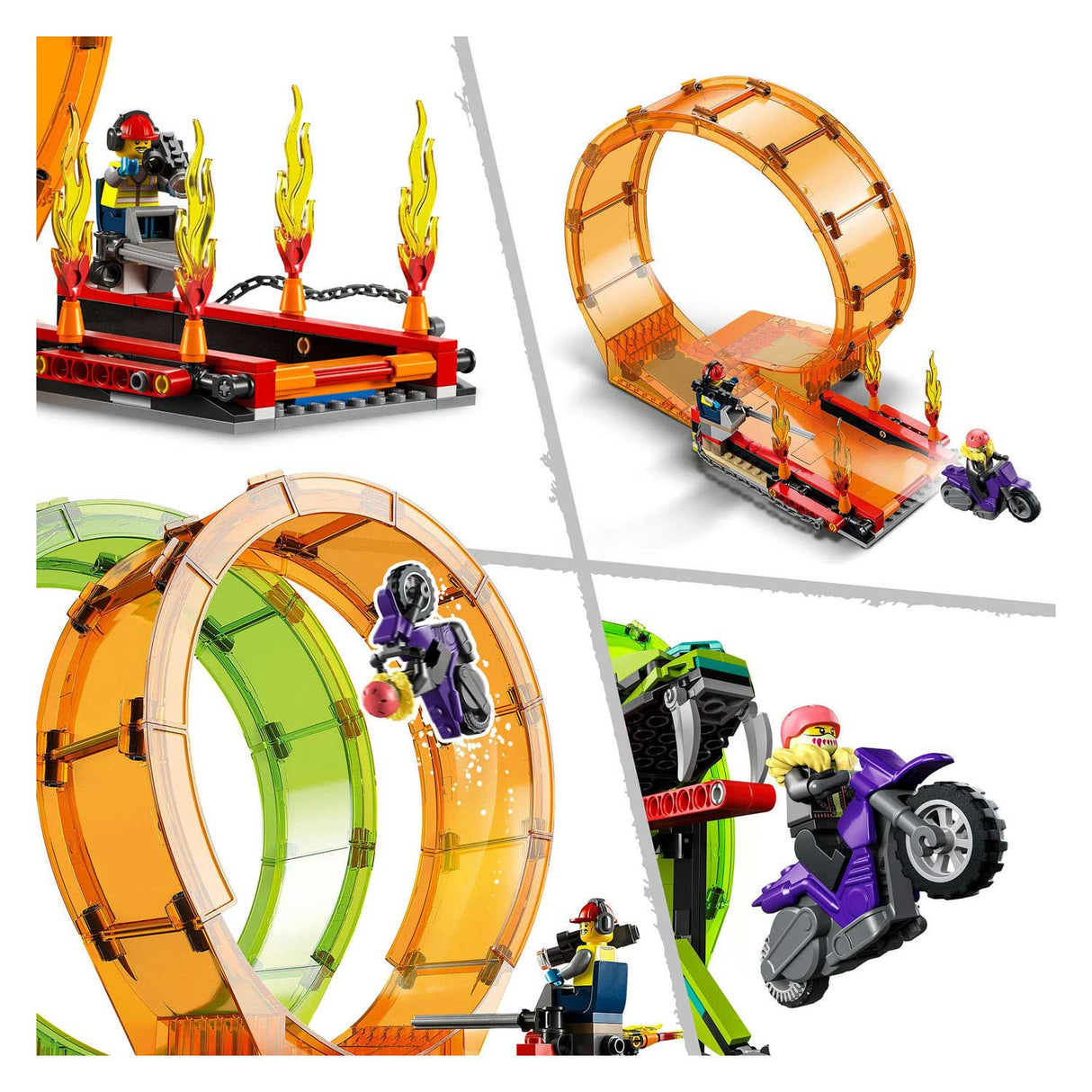 Lego lego city 60339 dubbele loop stunt arena