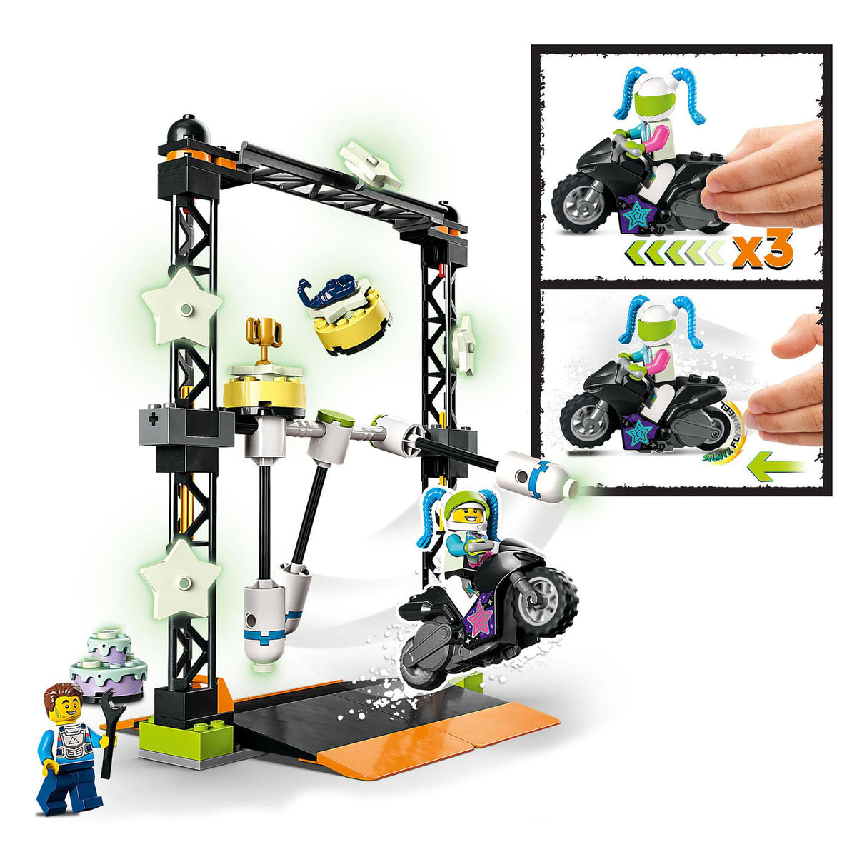 Lego City Stuntz 60341 De Verpletterende Stunt Uitdaging