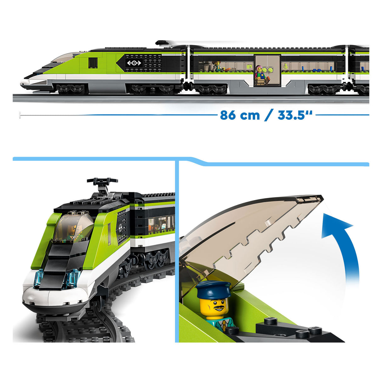 Lego City 60337 Passagierssneltrein + Licht