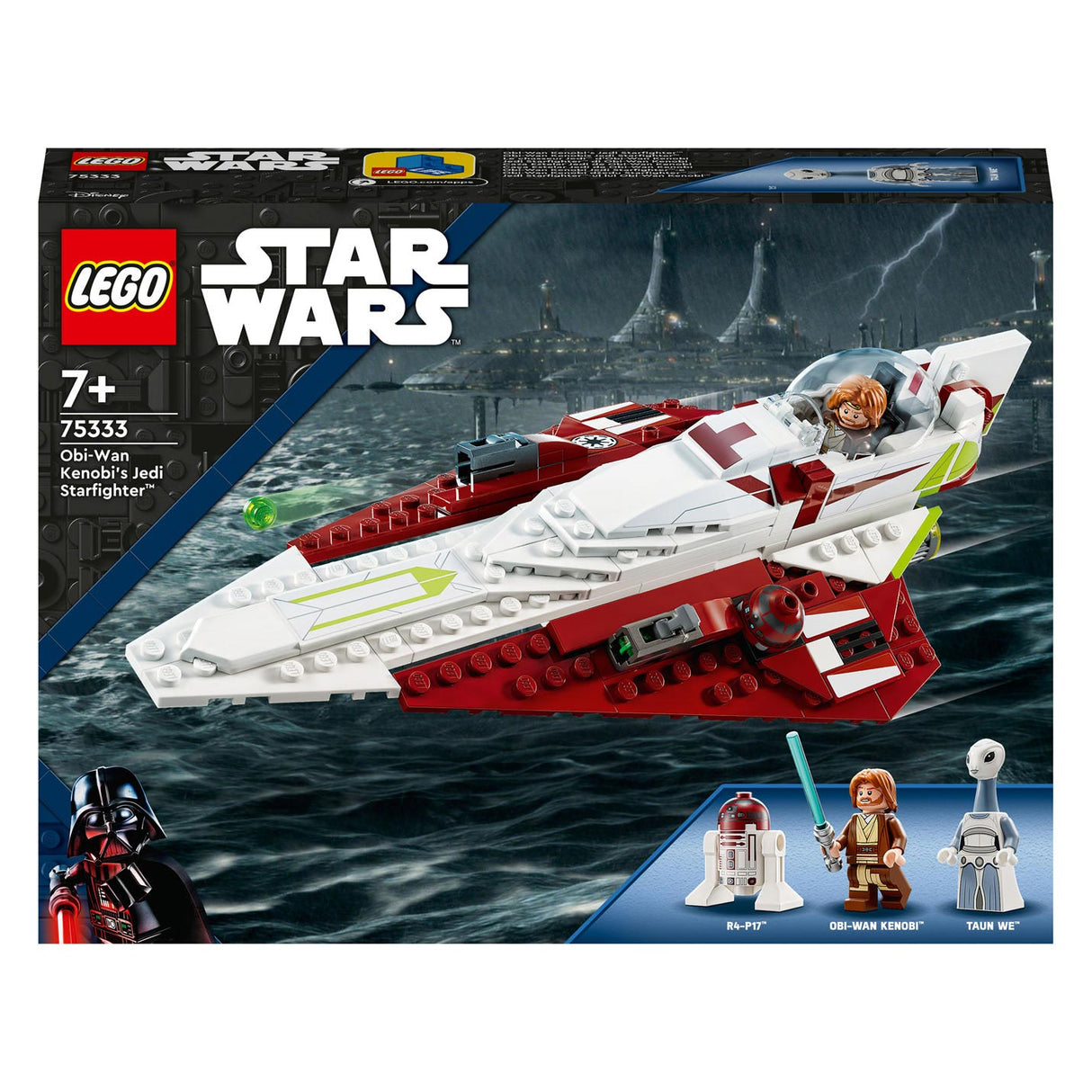 Lego lego star wars 75333 de jedi starfighter obi-wan kenobi