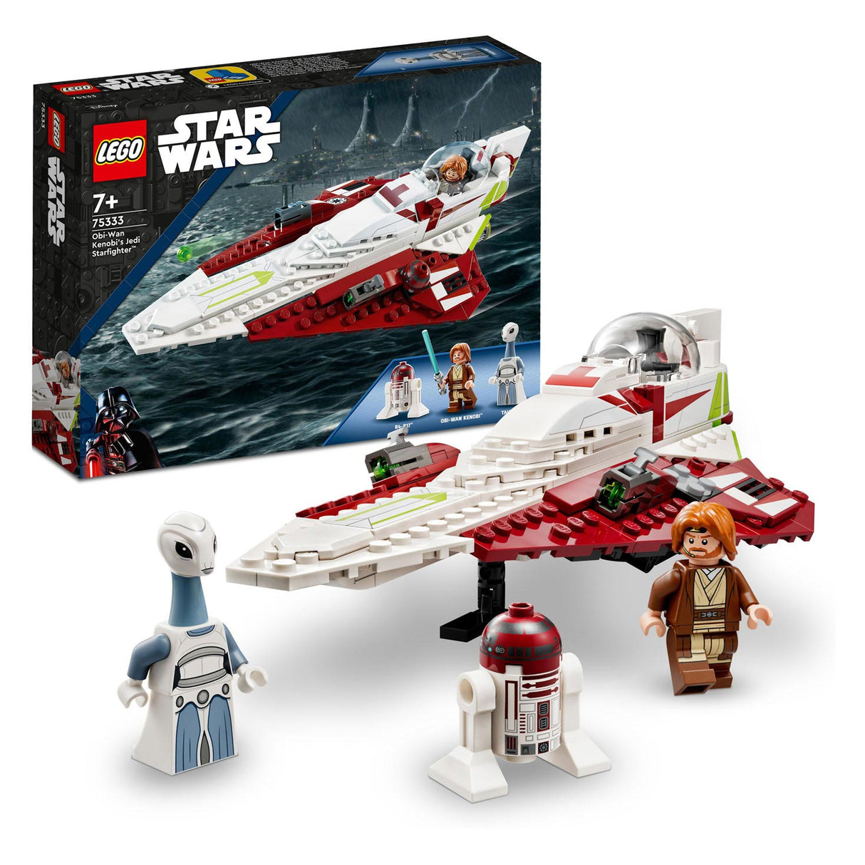 Lego lego star wars 75333 de jedi starfighter obi-wan kenobi