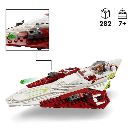 Lego star wars de jedi starfighter van obi-wan kenobi - 75333