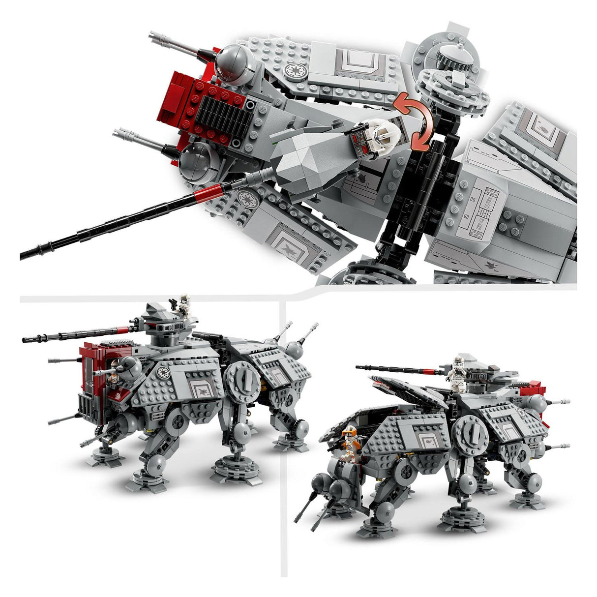 Lego lego star wars 75337 at-te walker