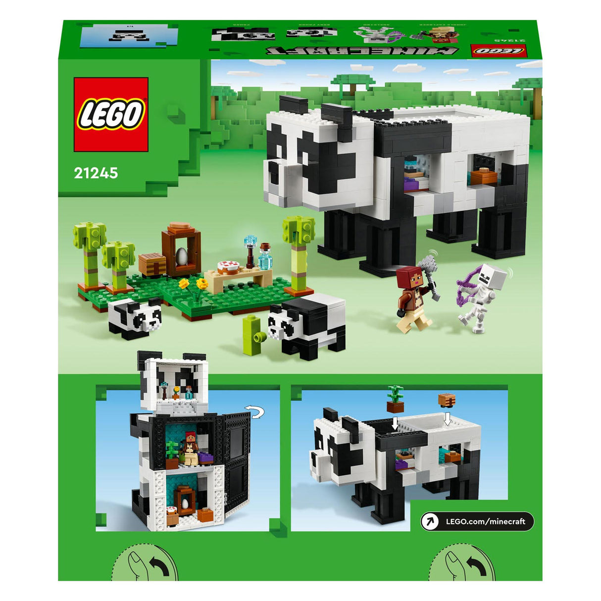 Lego LEGO Minecraft 21245 Het Panda Huis