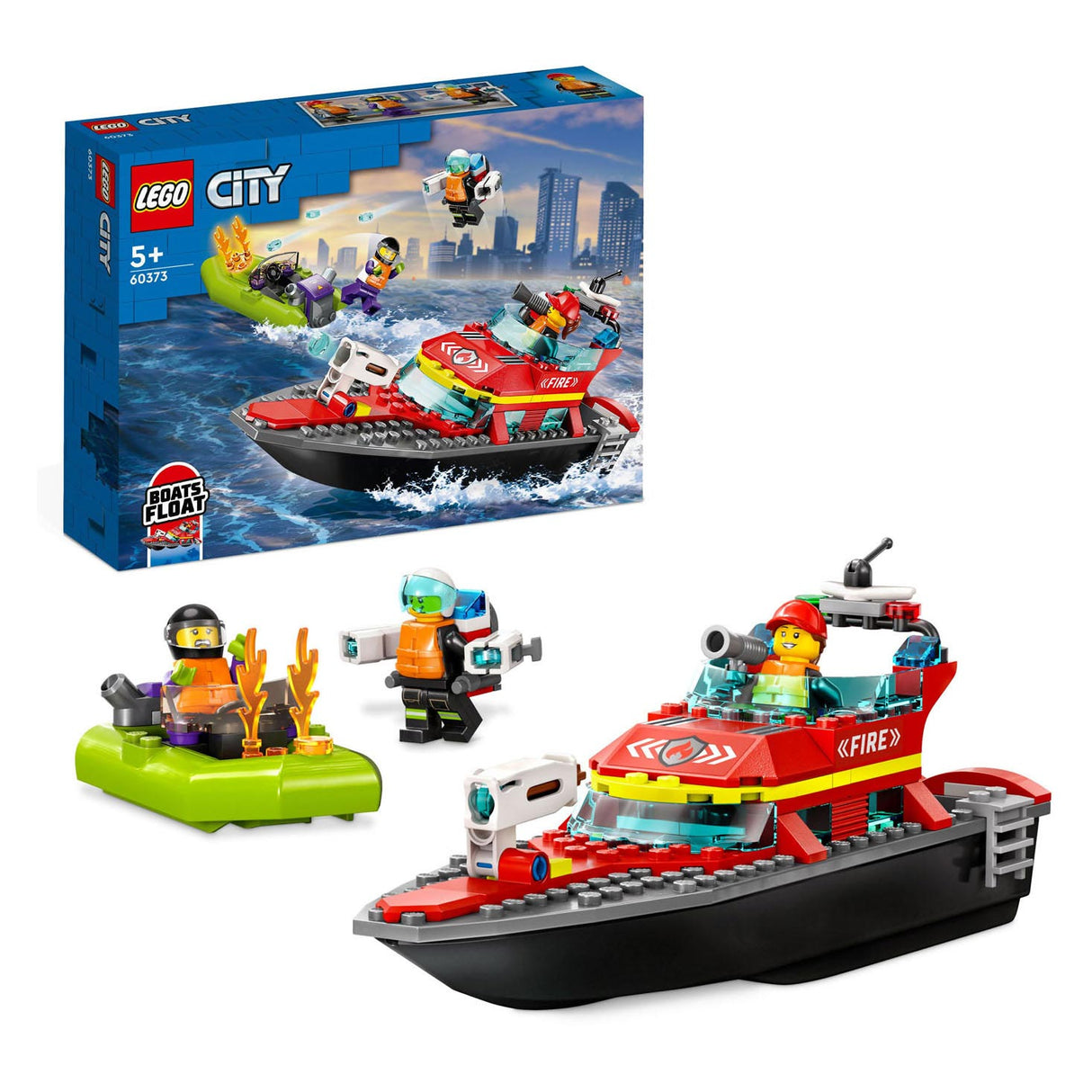 Lego city 60373 reddingsboot brand