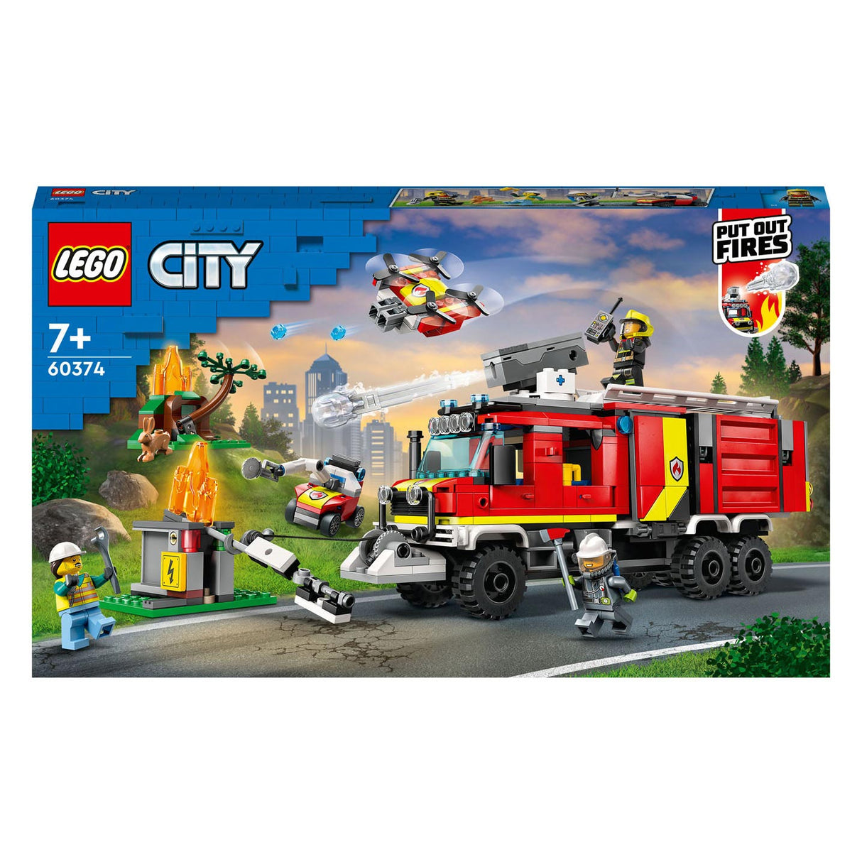 Lego city 60374 brandweerwagen