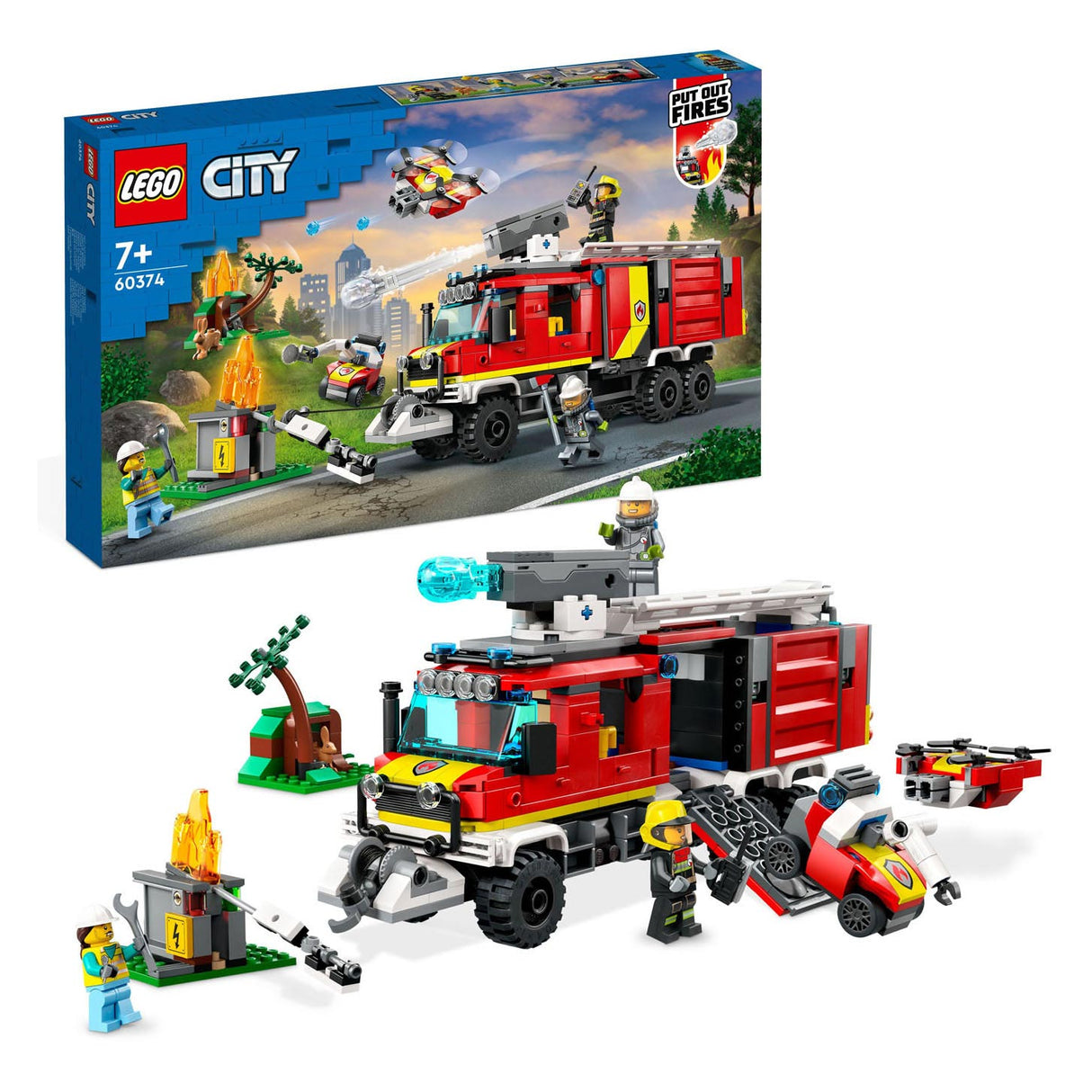 Lego city 60374 brandweerwagen