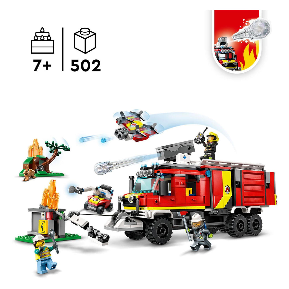 Lego lego city 60374 brandweerwagen