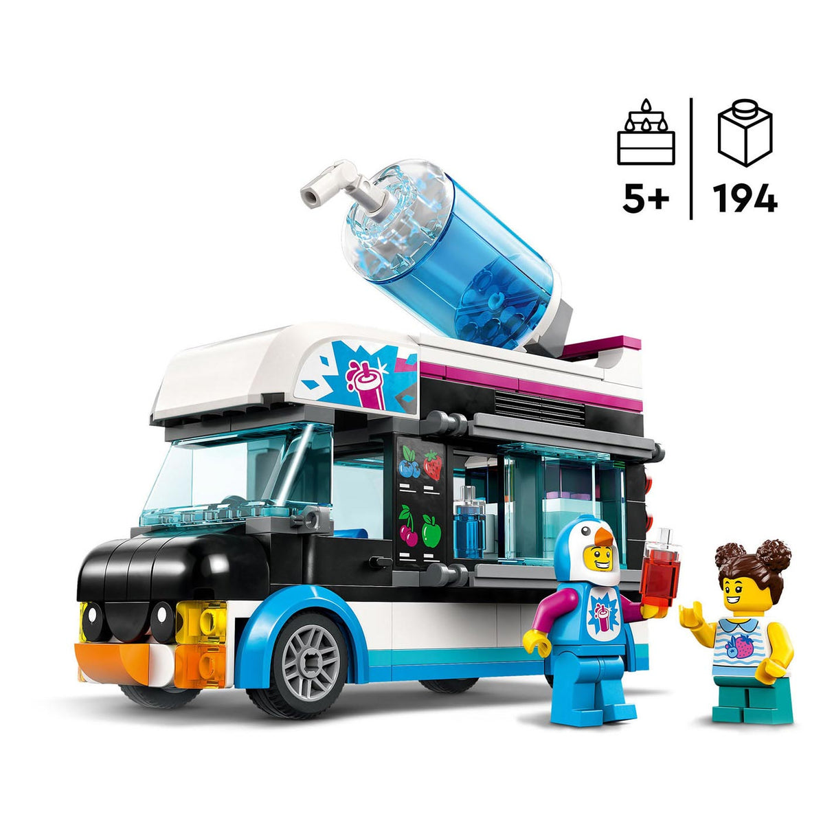 Lego lego city 60384 pinguïn slush truck