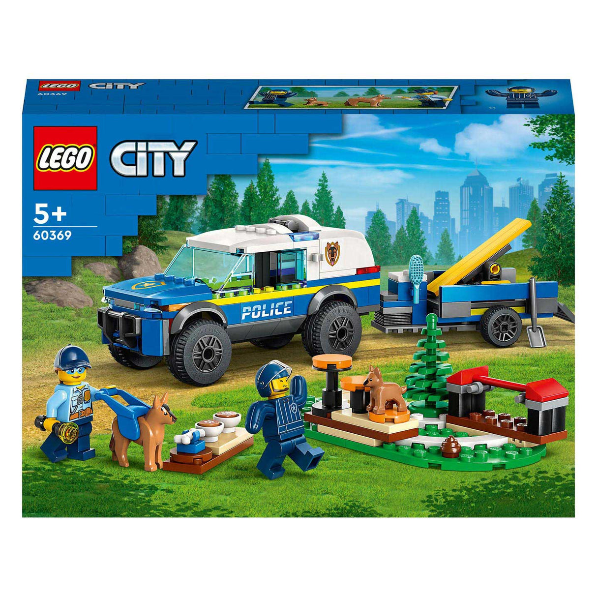 Lego LEGO City 60369 Mobiele Training voor Politiehonden