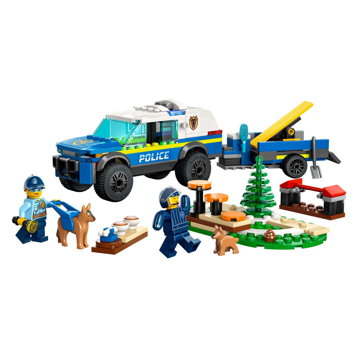 Lego LEGO City 60369 Mobiele Training voor Politiehonden